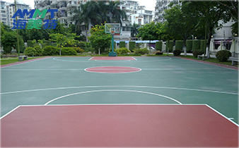 水性环保地坪-篮球场